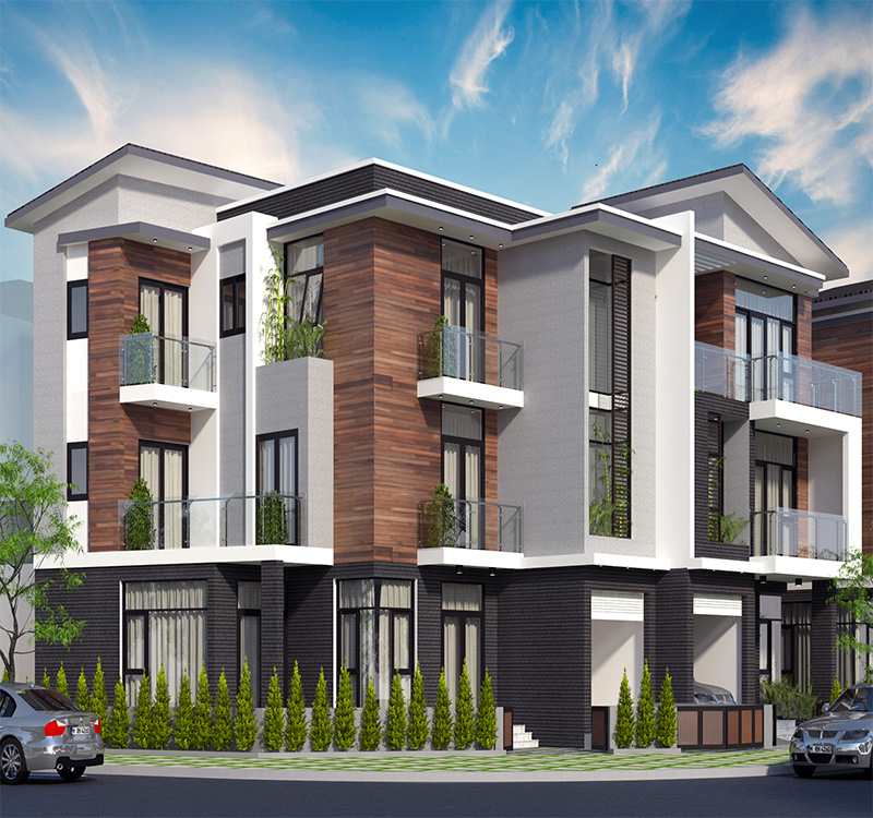 Biệt thự lô góc Long Thới